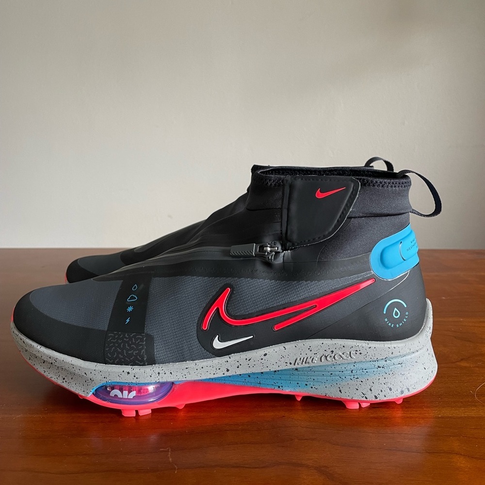 Nike Men’s Air Zoom Infinity Tour 2 Shield Shoes Black/Red DO8997-060 - Picture 6 of 7